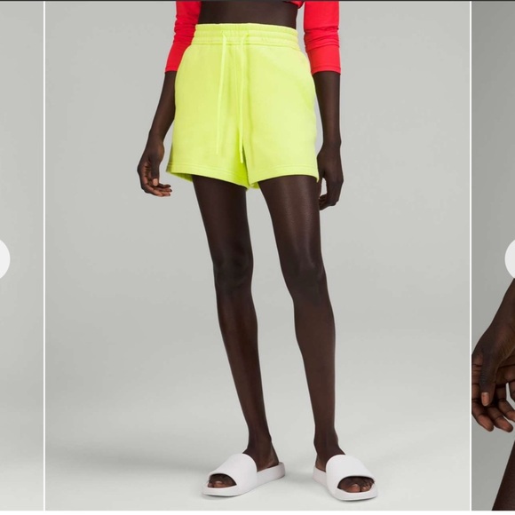 Lululemon Loungeful High-Rise Short Electric Lemon size 0 - Picture 1 of 6